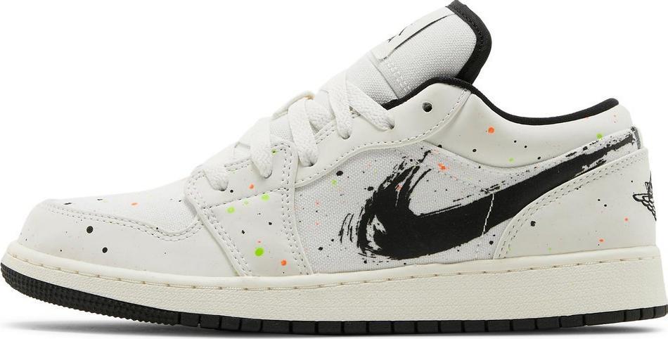 PK Jordan 1 Low SE Paint Splatter (GS), DH3295-100