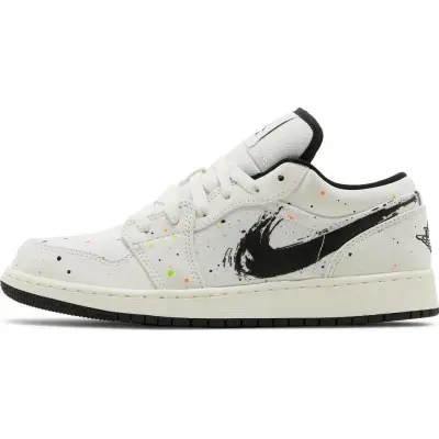 PK Jordan 1 Low SE Paint Splatter (GS), DH3295-100 01