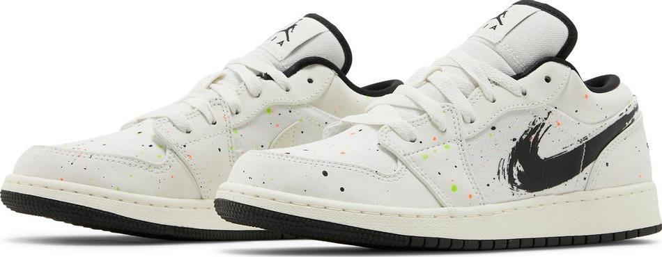 PK Jordan 1 Low SE Paint Splatter (GS), DH3295-100