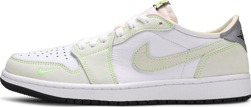 PK Jordan 1 Retro Low White Ghost Green Black, DM7837-103