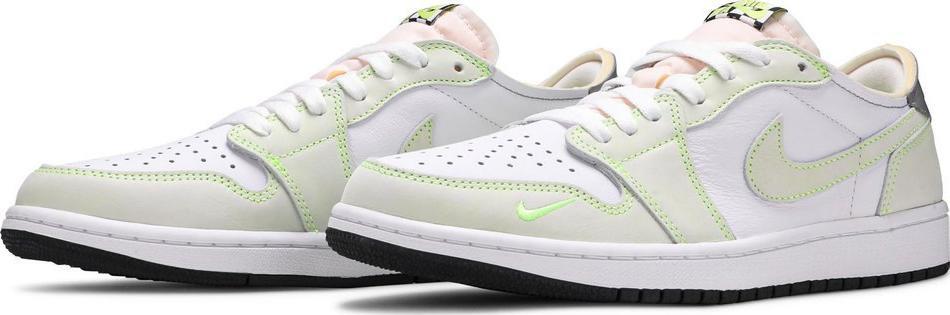 PK Jordan 1 Retro Low White Ghost Green Black, DM7837-103