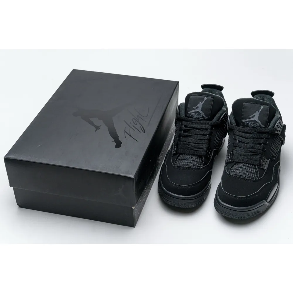 ❗❗Free shipping❗❗H12 Jordan 4 Retro Black Cat (2020), CU1110-010