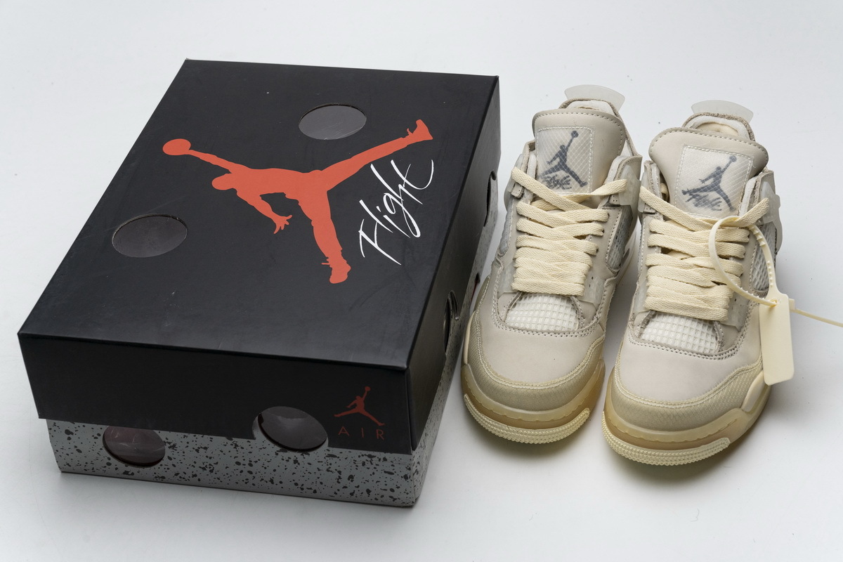 PK Jordan 4 Retro Off-White Sail (W), CV9388-100