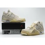 PK Jordan 4 Retro Off-White Sail (W), CV9388-100