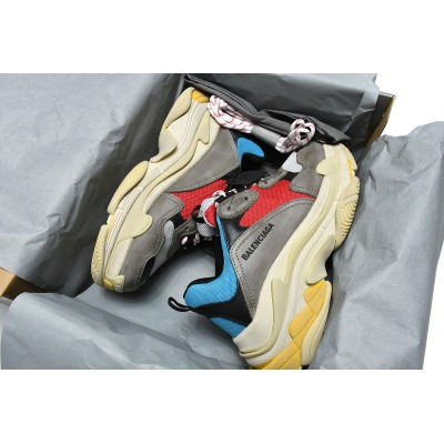 PK Balenciaga Triple S Blue Red, 533883 W09O2 4365 02