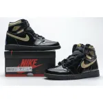 H12 Jordan 1 Retro High Black Metallic Gold (2020), 555088-032