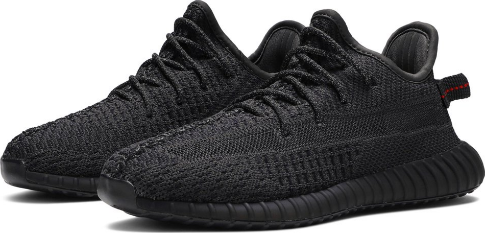 PK Yeezy Boost 350 V2 Black (Kids) (Non-Reflective), FU9013