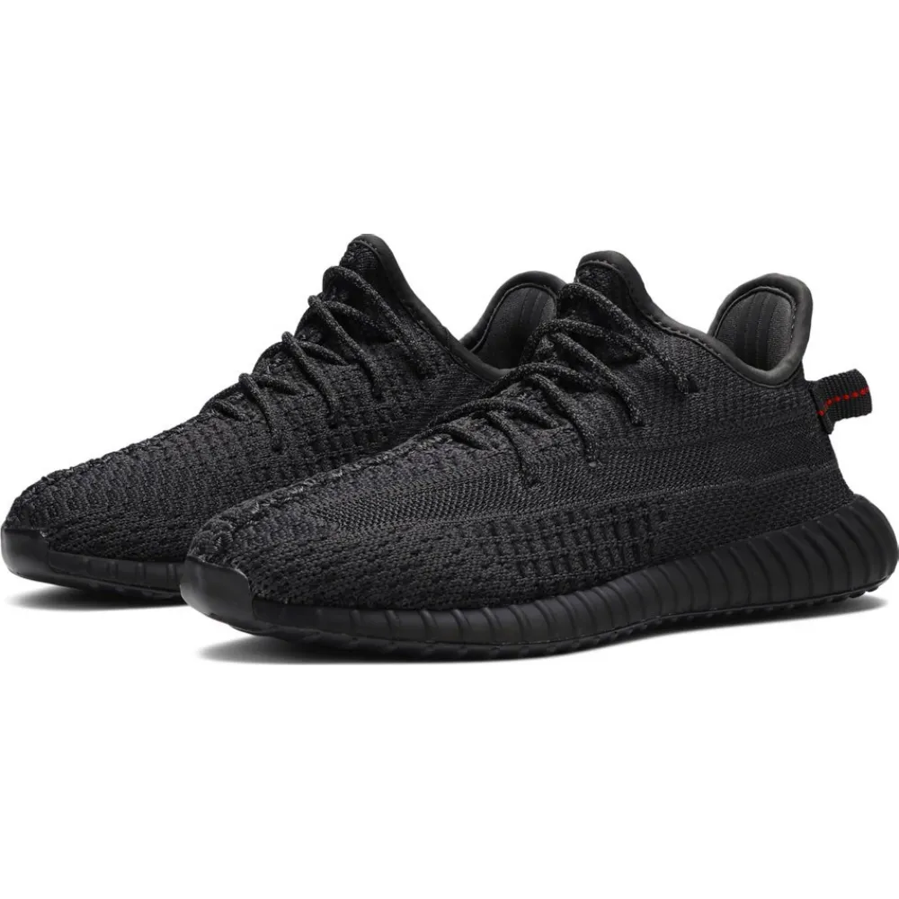 PK Yeezy Boost 350 V2 Black (Kids) (Non-Reflective), FU9013