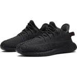PK Yeezy Boost 350 V2 Black (Kids) (Non-Reflective), FU9013