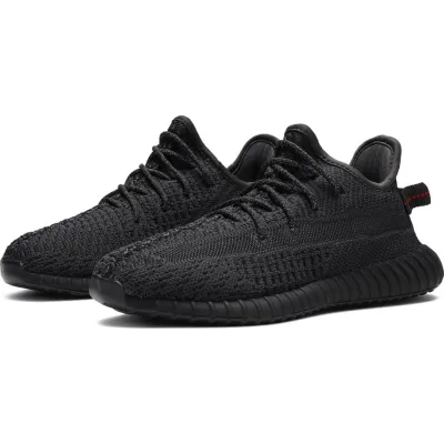 PK Yeezy Boost 350 V2 Black (Kids) (Non-Reflective), FU9013 02