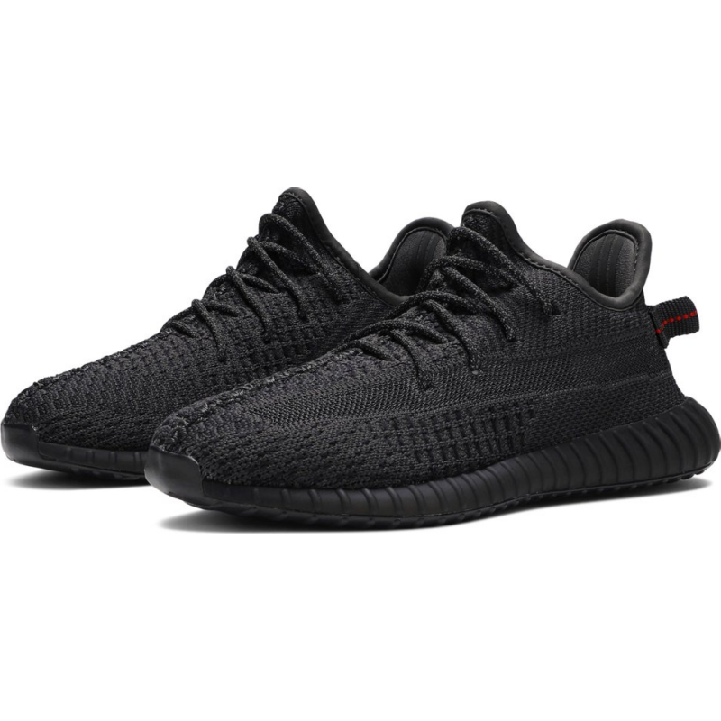 PK Yeezy Boost 350 V2 Black (Kids) (Non-Reflective), FU9013
