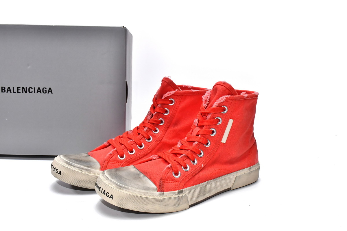  Perfectkicks Balenciaga Paris High Destroyed - Red,688756 W3RC4 6090