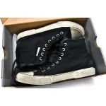 PK Balenciaga Paris High Destroyed - Black White, 688752 W3RC1 1090 