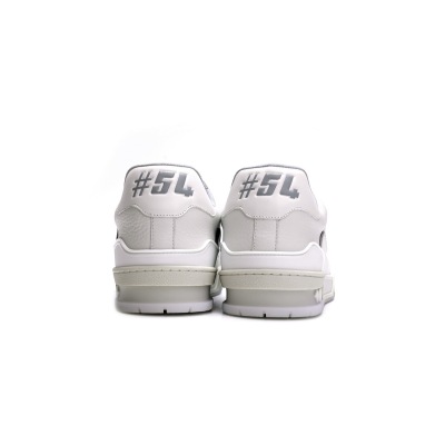 PK Louis Vuitton Trainer White Litchi Pattern,FD0221 02