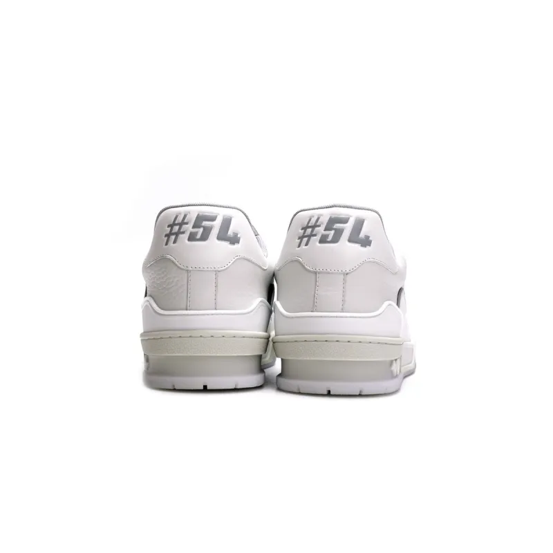 PK Louis Vuitton Trainer White Litchi Pattern,FD0221