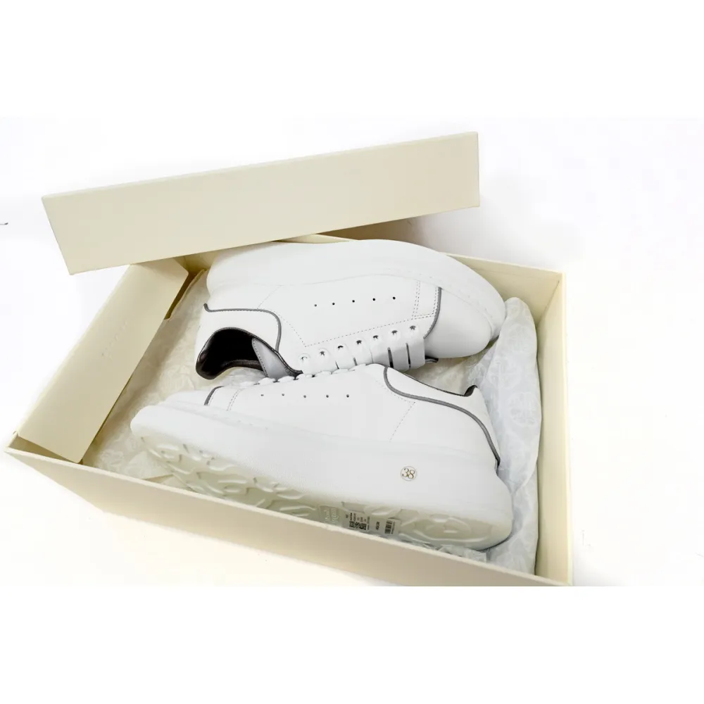 PK Alexander McQueen Sneaker 3M Silver Edge