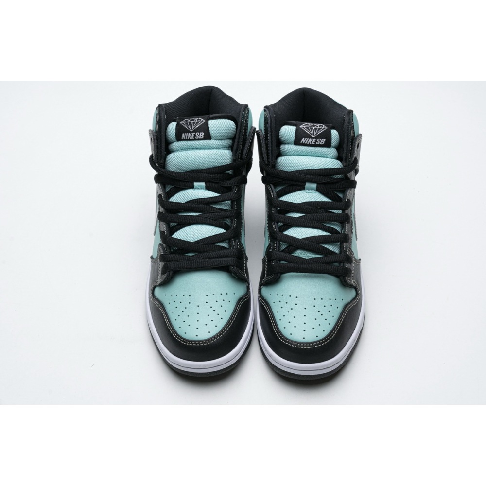 PK Dunk SB High Diamond Supply Co. Aqua Blue, 653599-400