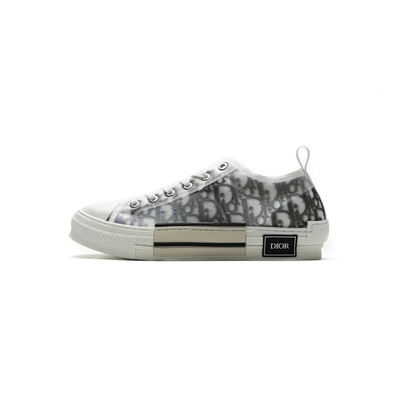 PK Dior B23 HT Oblique Transparency Low H565 White Black