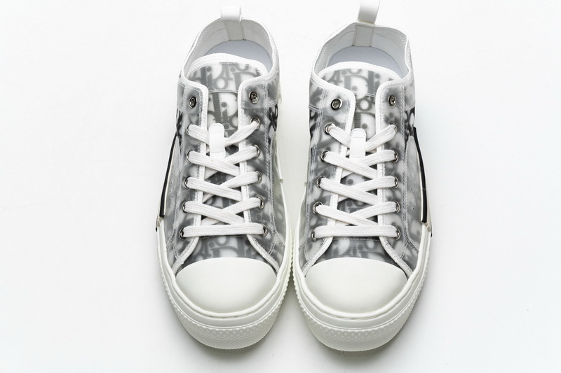 PK Dior B23 HT Oblique Transparency Low H565 White Black