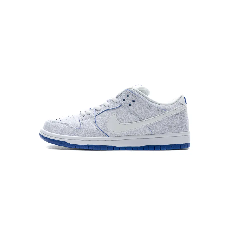 PK Dunk SB Low Premium White Game Royal, CJ6884-100