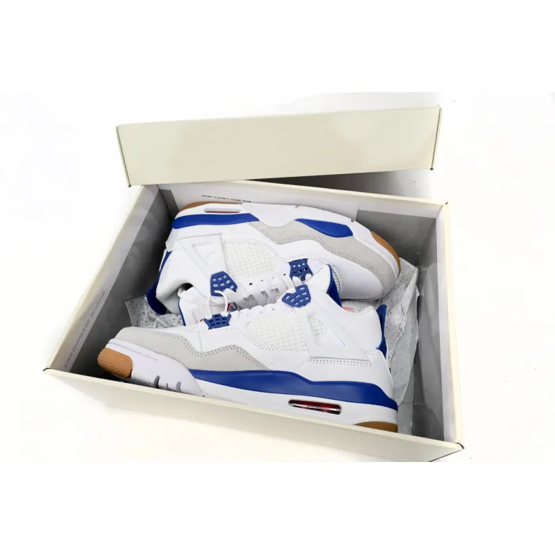 PK Air Jordan 4 White Black, DR5415-100 