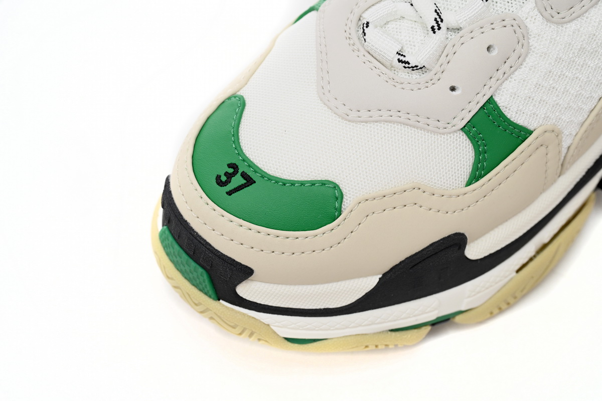  Perfectkicks Balenciaga Black And White Green , 524039 W09O1 9090