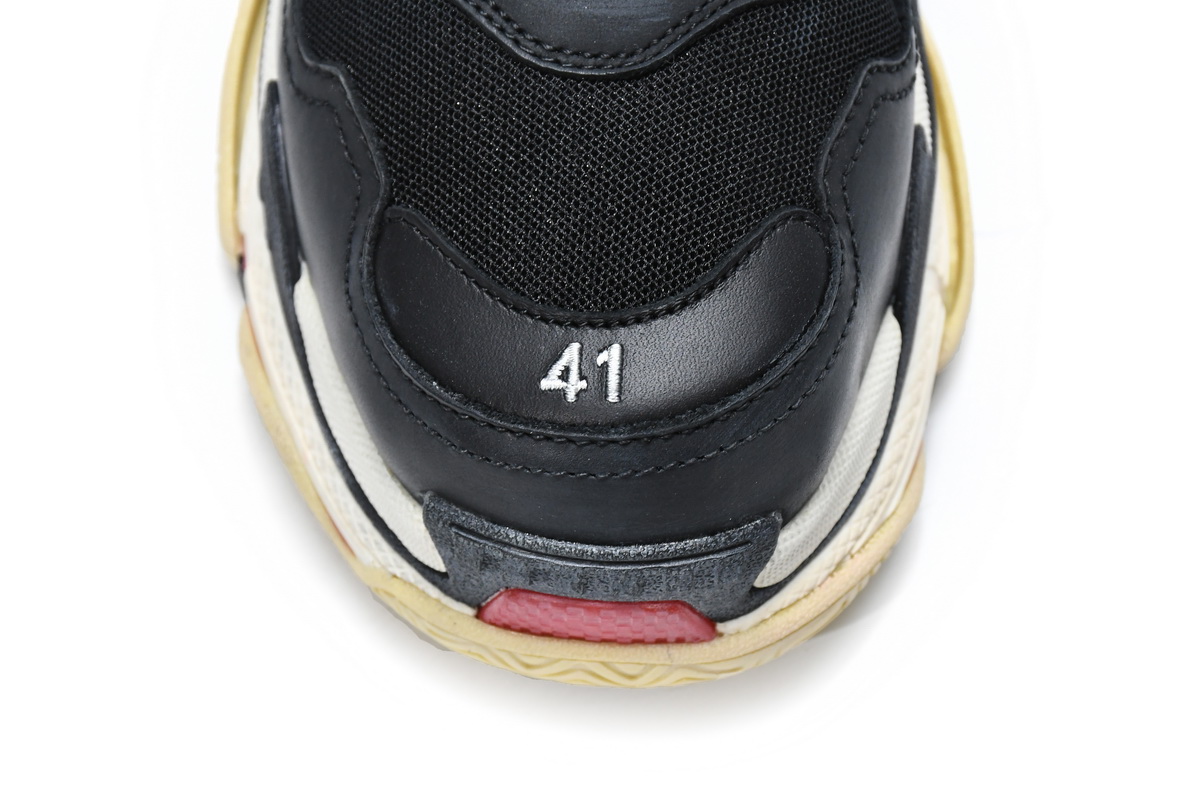  Perfectkicks Balenciaga Triple S Black Red,533882 W0901 1000 