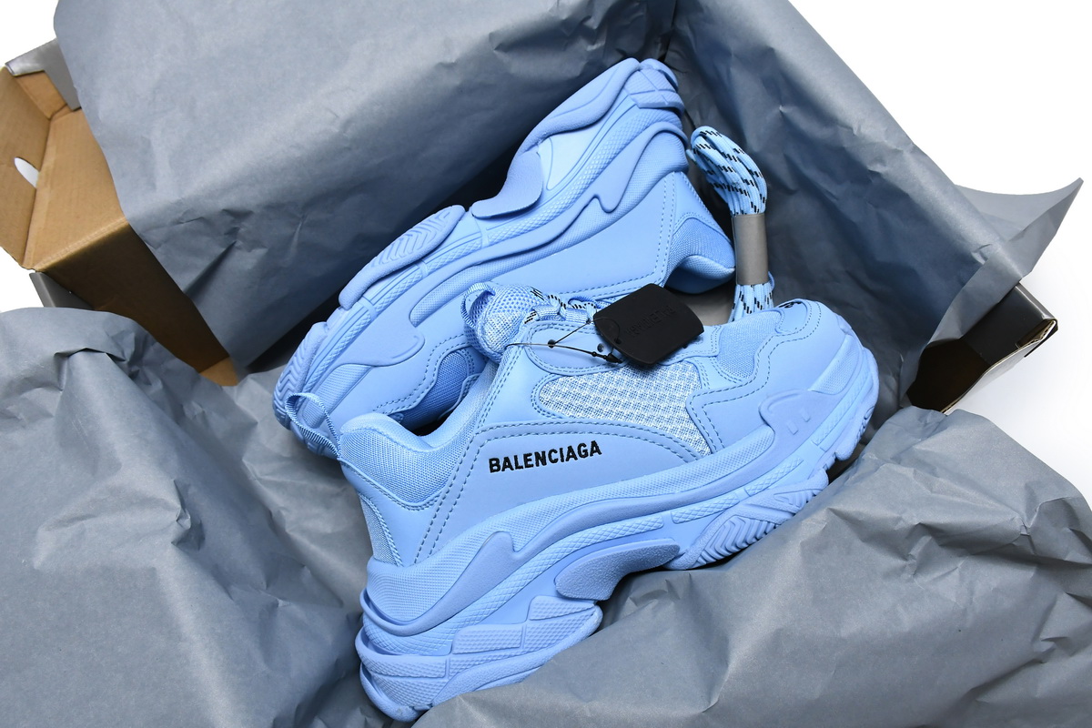  Perfectkicks Balenciaga Triple S Light Blue,524039 W2FW1 4800