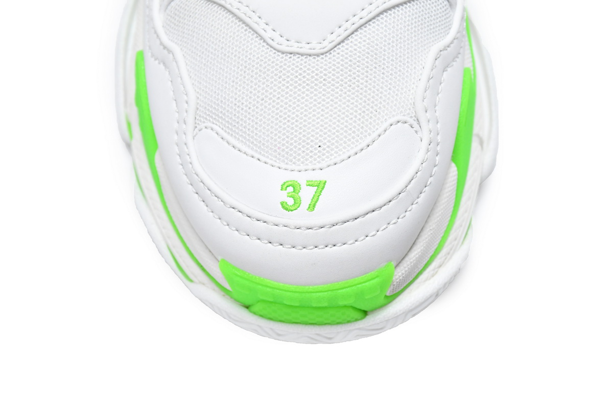  Perfectkicks Balenciaga Triple S White Grey Green , 524039 W2CA3 5390