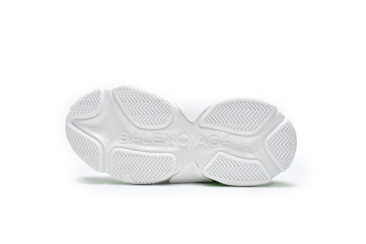  Perfectkicks Balenciaga Triple S White Grey Green , 524039 W2CA3 5390