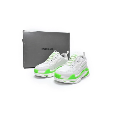 PK Balenciaga Triple S White Grey Green , 524039 W2CA3 5390 02