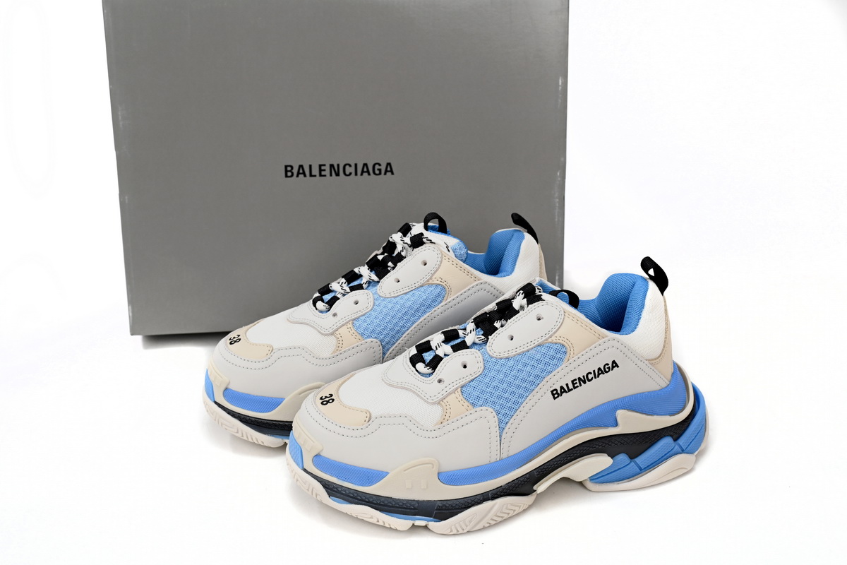 PK Balenciaga White Blue Net , 524039 W09O5 9039