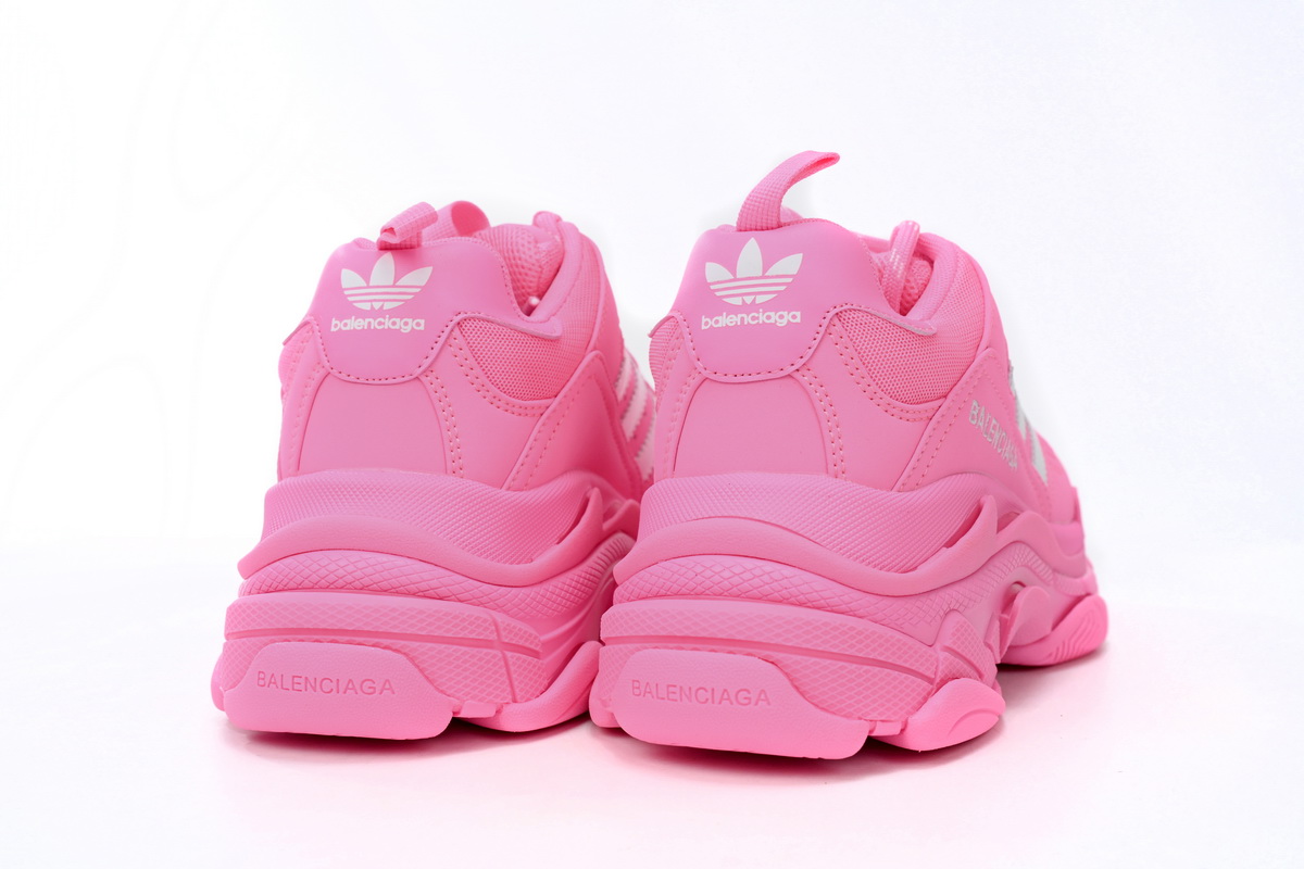  Perfectkicks Balenciaga x adidas Triple S Neon Pink,712764 W2ZB6 5590