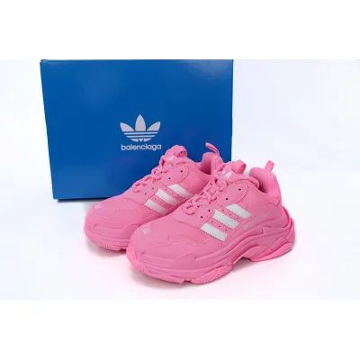  Perfectkicks Balenciaga x adidas Triple S Neon Pink,712764 W2ZB6 5590 02