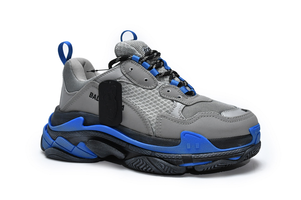 Perfectkicks Balenciaga Triple S Grey Sapphire,536737 W09ON1 9018