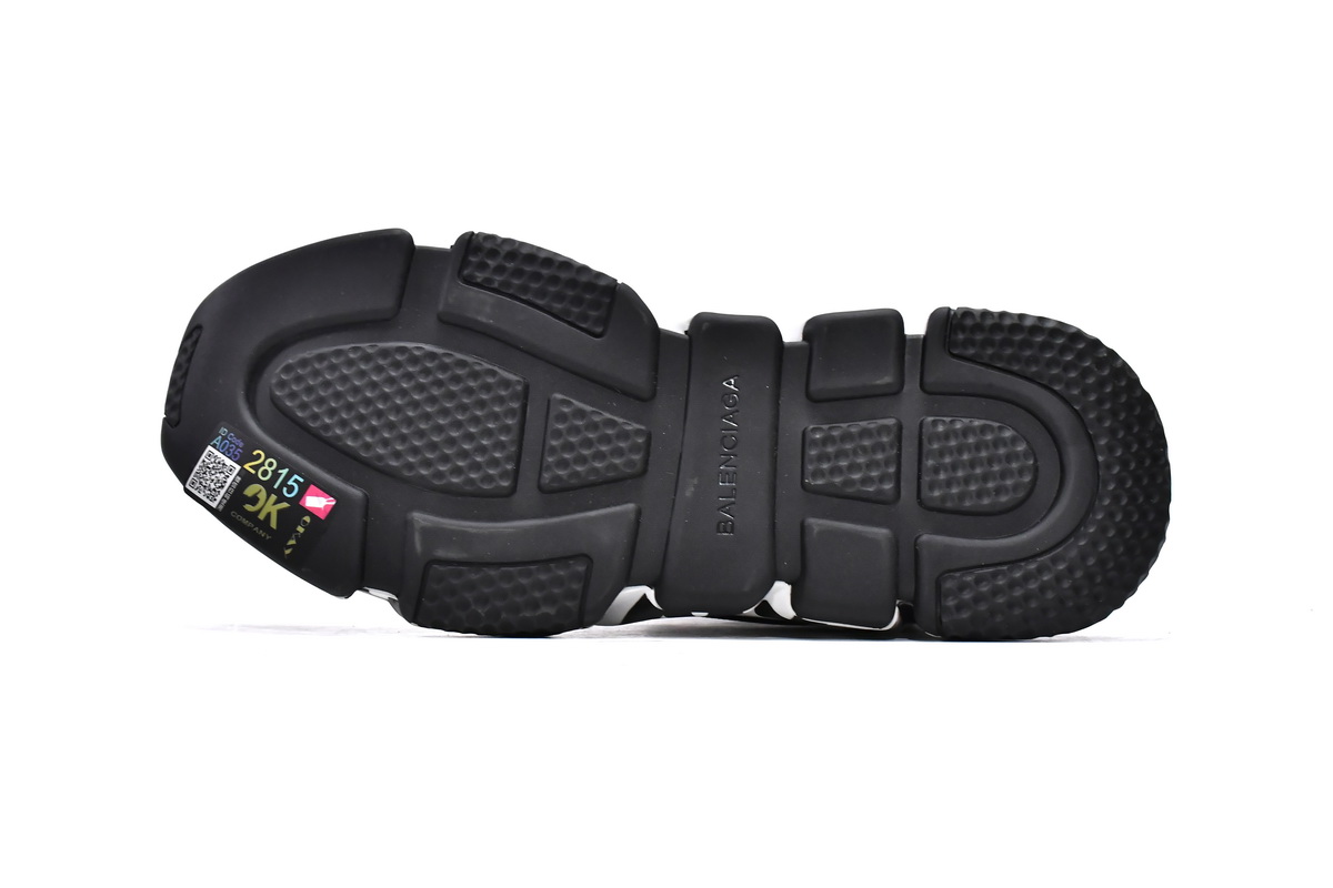 PK Balenciaga Speed Graffiti Trainers Black White