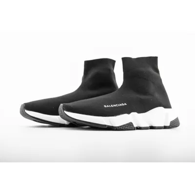  Perfectkicks Balenciaga Speed Trainer Black White Black 02