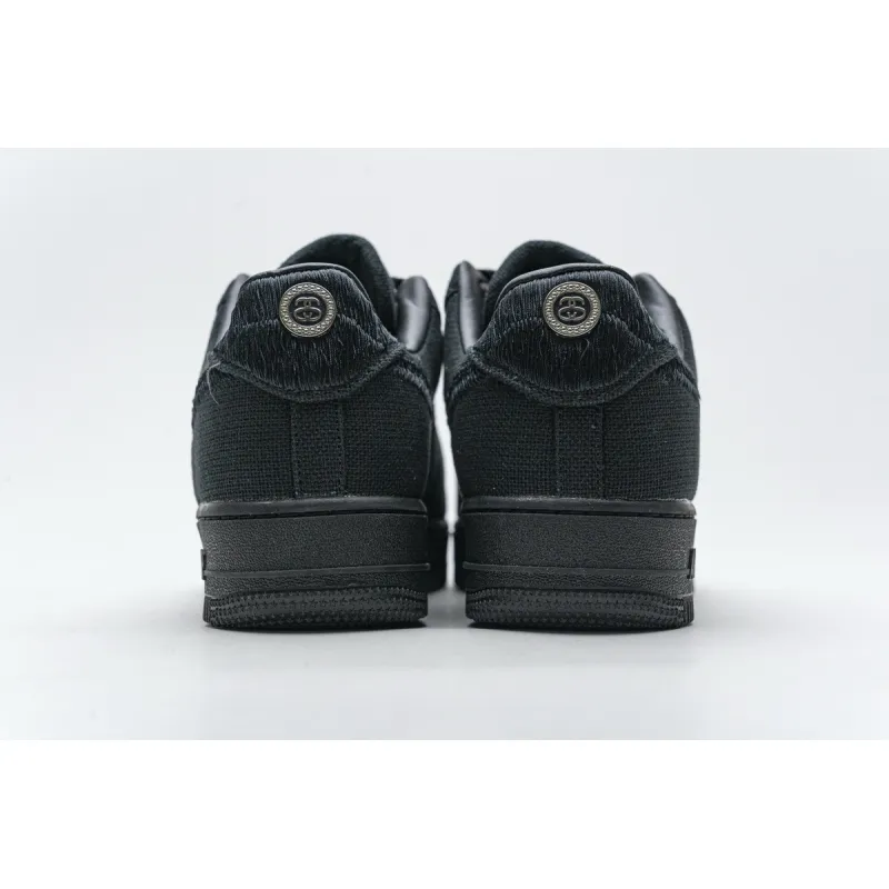 PK Air Force 1 Low Stussy Black,CZ9084-001