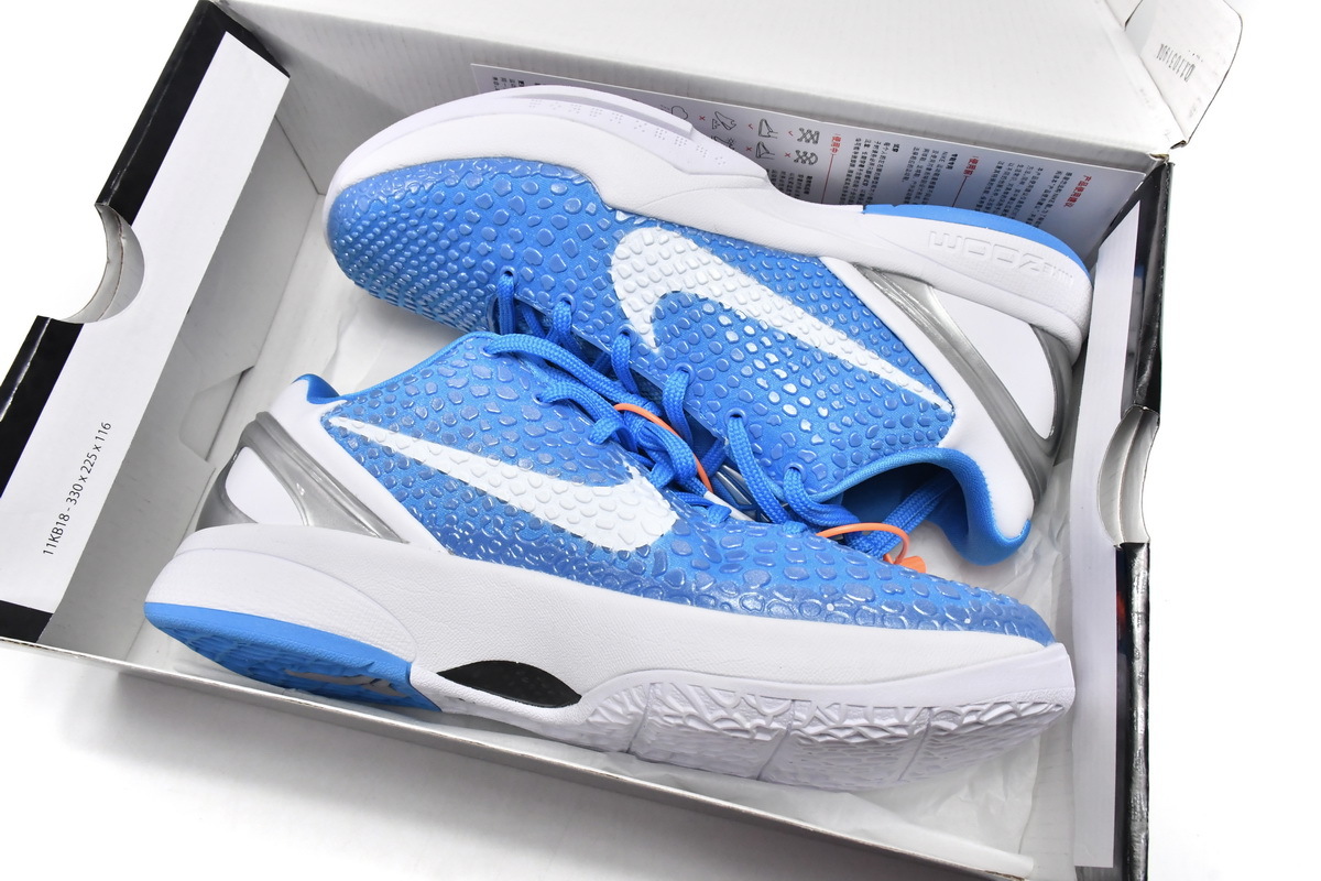 PK Zoom Kobe VI TB North Carolina blue, 454142-004 
