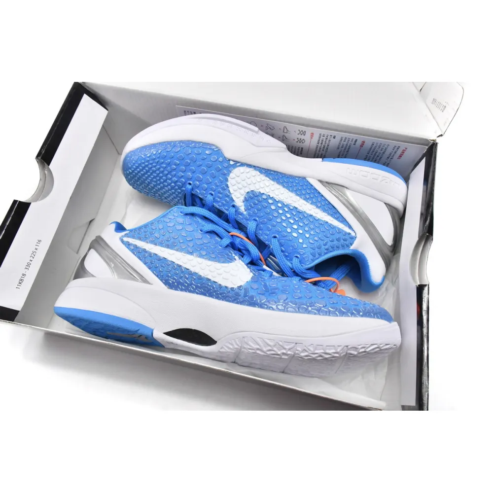 PK Zoom Kobe VI TB North Carolina blue, 454142-004 