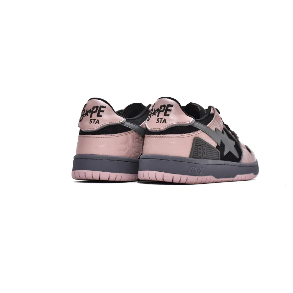 PK Bape SK8 Sta Dirty Pink Black, 1H80-191-016