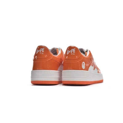 PK Bape Sk8 Sta Low White Orange, 1G70-109-0017 02