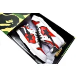 PK A Bathing Ape Bape SK8 Sta White Red, 1G70-109-0020