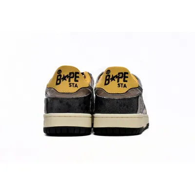 PK Bape Sk8 Sta Low Make old Black and Yellow,1120-291-021 02