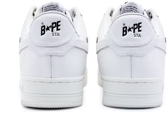 PK A Bathing Ape Bape Sta Triple White,1J30-191-013