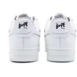 PK A Bathing Ape Bape Sta Triple White,1J30-191-013