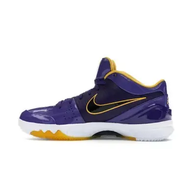 PK Kobe 4 Protro Undefeated Los Angeles Lakers,CQ3869-500 01