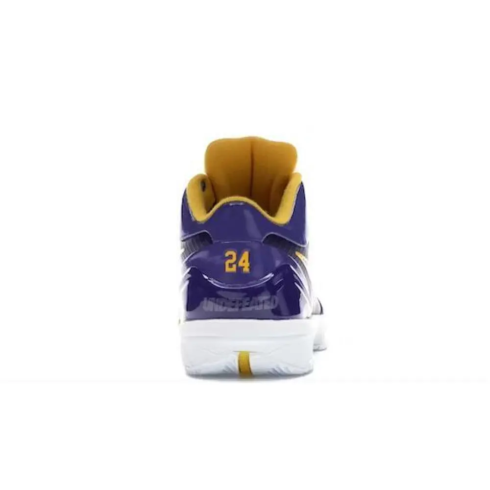 PK Kobe 4 Protro Undefeated Los Angeles Lakers,CQ3869-500