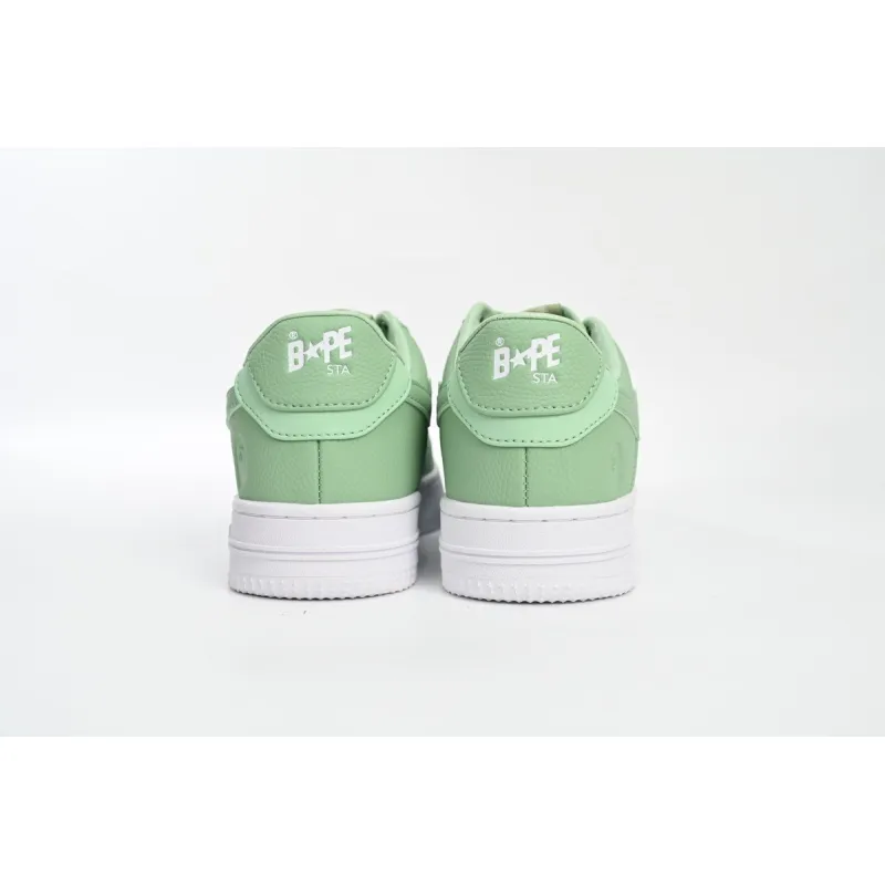 H12  A Bathing Ape Bape Sta Low Apple Green,0ZXSH M191 006K