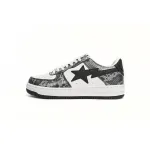 H12  A Bathing Ape Bape Sta Low Black Black Snake Skin,1180 191 009 